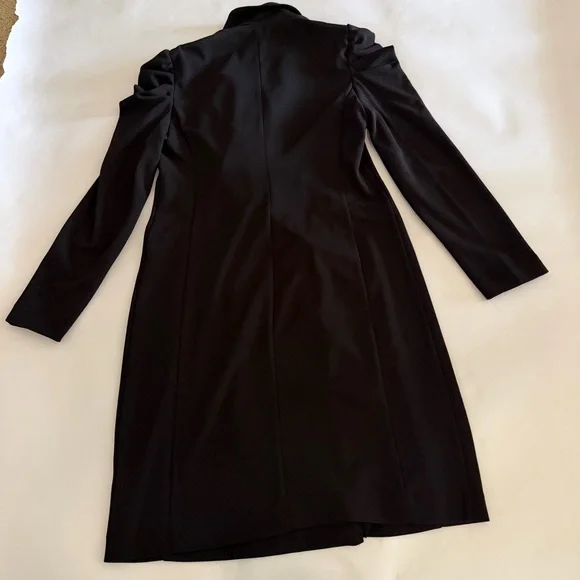Shelby & Palmer Classic Sophisticated Black Blazer Dress with Sleek Design - Picture 14 of 14